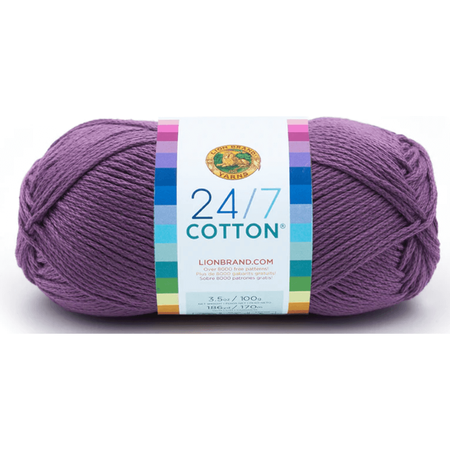 Lion Brand 24/7 Cotton Yarn Sold As A 3 pack