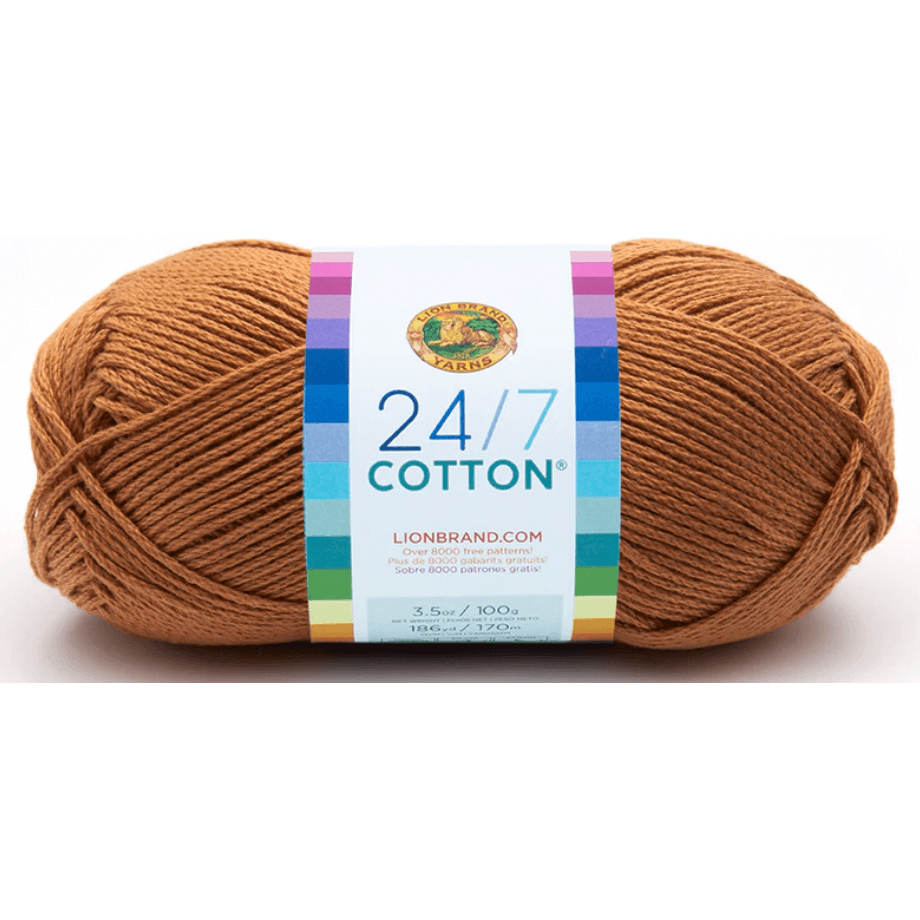 Lion Brand 24/7 Cotton Yarn Sold As A 3 pack
