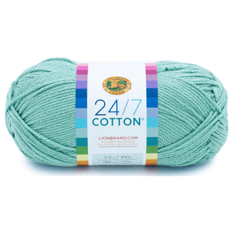 Lion Brand 24/7 Cotton Yarn Sold As A 3 pack