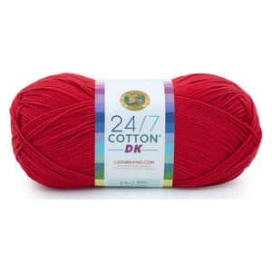 Lion Brand 24/7 Cotton DK Yarn Sold As A 3 Pack