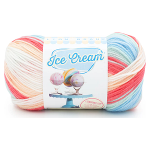 Lion Brand Ice Cream Yarn Sold As A 3 Pack