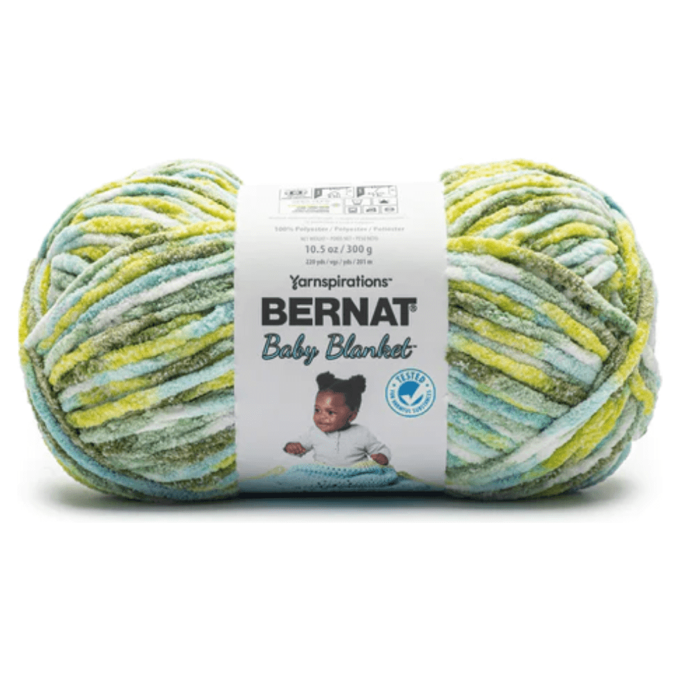 Bernat baby blanket yarn yellow sale