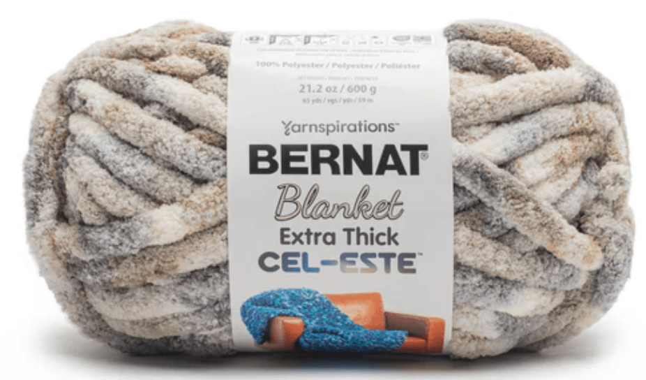 Bernat Blanket Extra Thick Cel-Este 600G