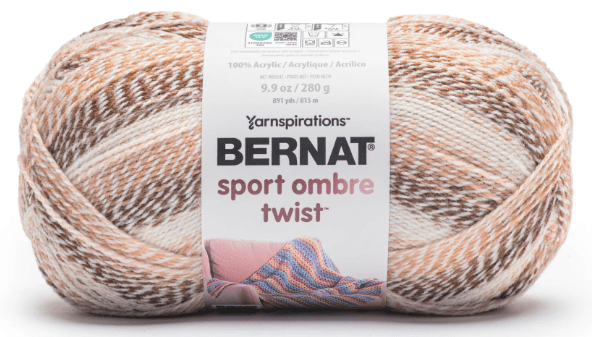 Bernat Sport Ombre Twist Yarn Sold As A 2 Pack