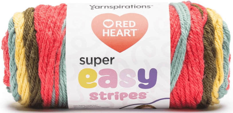 Red Heart Super Easy Stripes Yarn Sold As A 3 Pack
