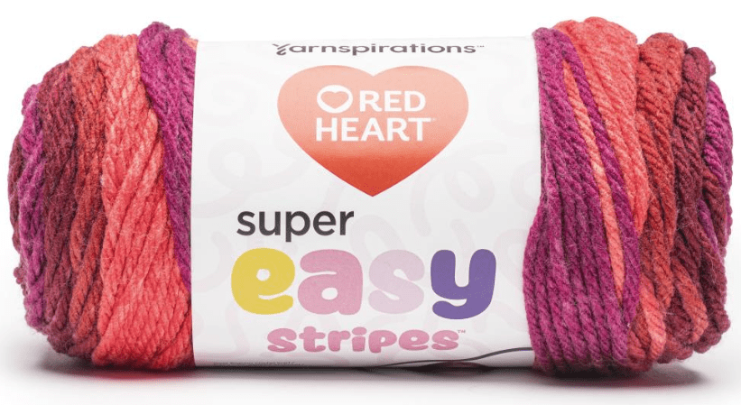 Red Heart Super Easy Stripes Yarn Sold As A 3 Pack