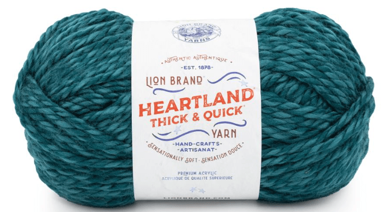 Lion Brand Heartland Thick & Quick Yarn Sold As A 3 Pack
