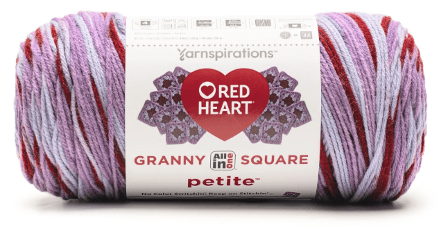 Red Heart All In One Granny Square Petite Yarn Sold As A Pack Of 3