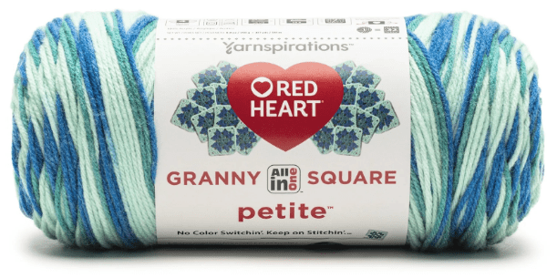 Red Heart All In One Granny Square Petite Yarn Sold As A Pack Of 3