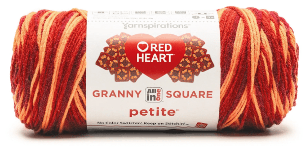 Red Heart All In One Granny Square Petite Yarn Sold As A Pack Of 3