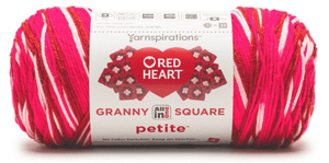Red Heart All In One Granny Square Petite Yarn Sold As A Pack Of 3