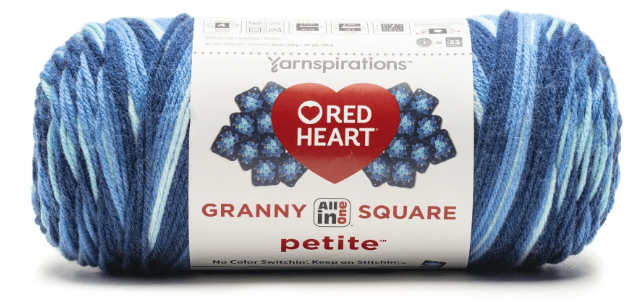 Red Heart All In One Granny Square Petite Yarn Sold As A Pack Of 3