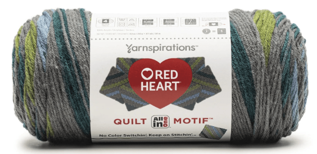 Red Heart All In One Quilt Motif Yarn Sold As A Pack Of 3