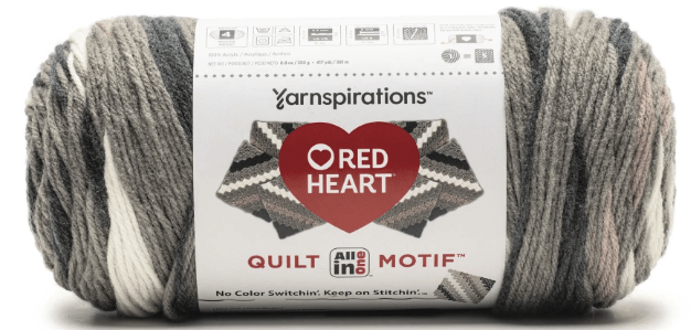 Red Heart All In One Quilt Motif Yarn Sold As A Pack Of 3