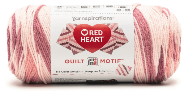 Red Heart All In One Quilt Motif Yarn Sold As A Pack Of 3