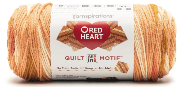 Red Heart All In One Quilt Motif Yarn Sold As A Pack Of 3