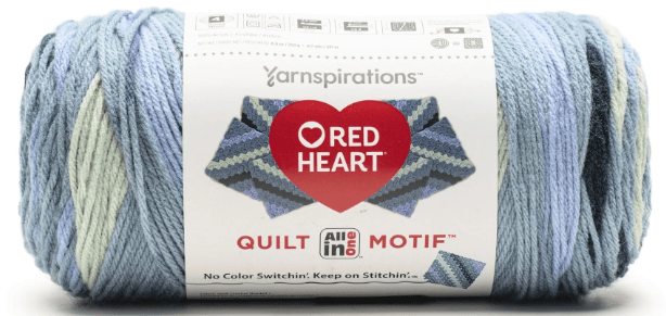 Red Heart All In One Quilt Motif Yarn Sold As A Pack Of 3
