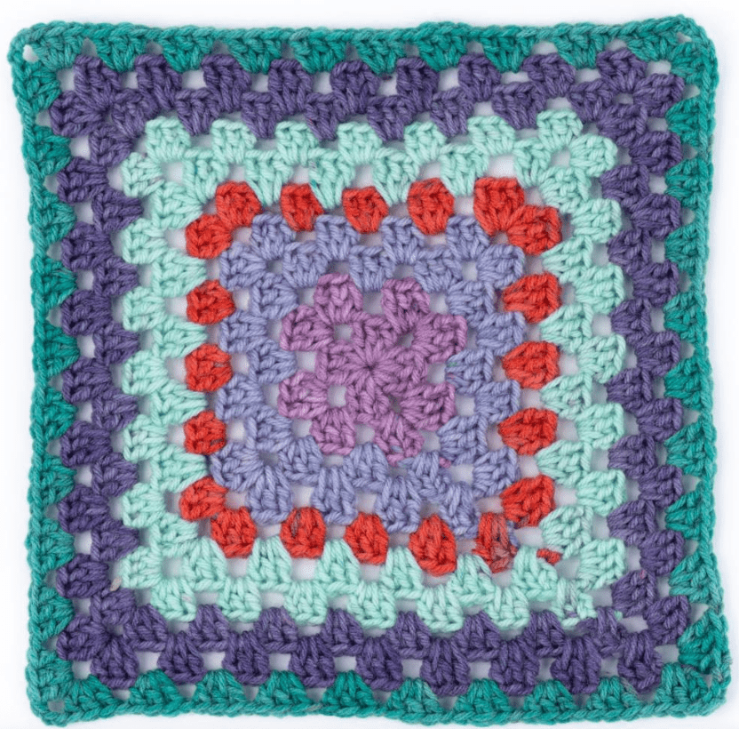 Red Heart All In One Granny Square Grande Yarn Sold As A Pack Of 3