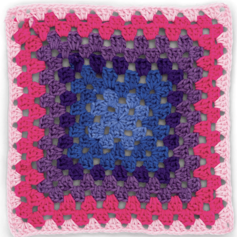 Red Heart All In One Granny Square Grande Yarn Sold As A Pack Of 3