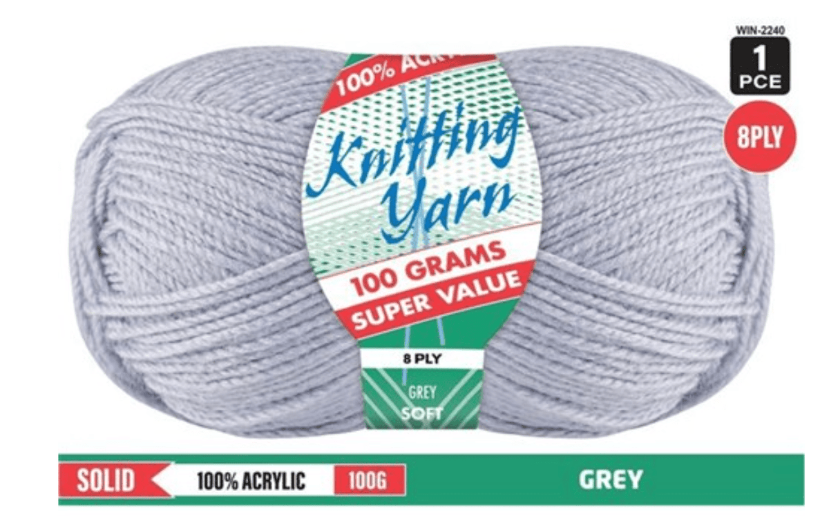 Yatsal Knitting Yarn 8 ply 100g Solid