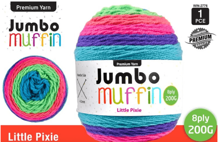 Yatsal Jumbo Muffin Cake Yarn 8Ply 200g