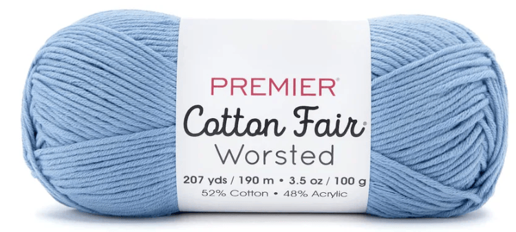 Premier Cotton Fair Worsted Sold As a 3 Pack