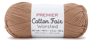 Premier Cotton Fair Worsted Sold As a 3 Pack