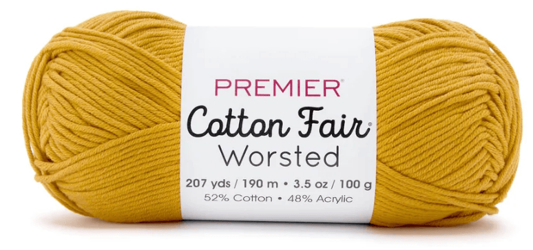 Premier Cotton Fair Worsted Sold As a 3 Pack