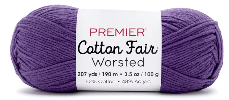 Premier Cotton Fair Worsted Sold As a 3 Pack
