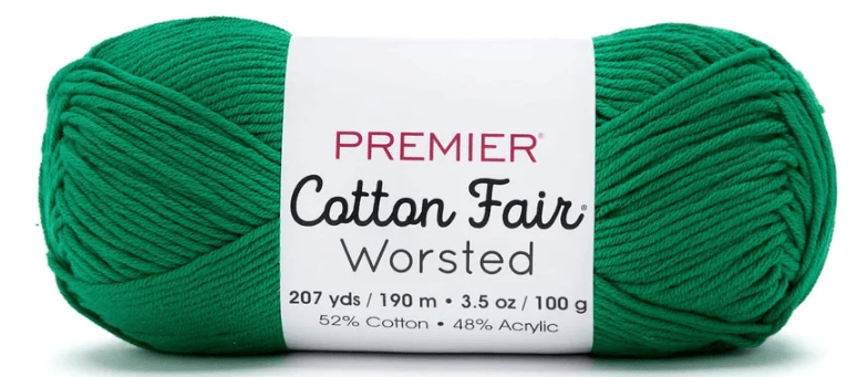 Premier Cotton Fair Worsted Sold As a 3 Pack