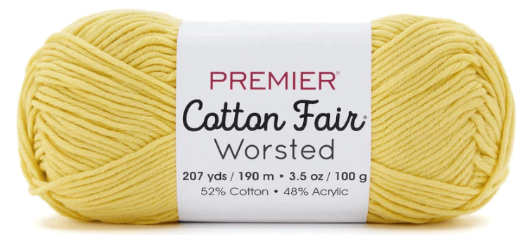 Premier Cotton Fair Worsted Sold As a 3 Pack