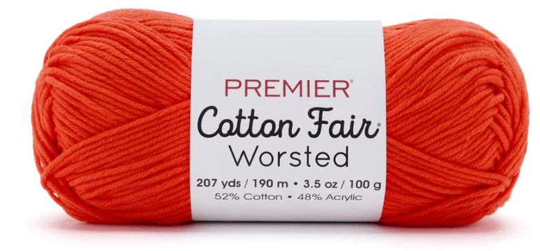 Premier Cotton Fair Worsted Sold As a 3 Pack