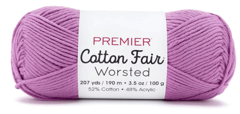 Premier Cotton Fair Worsted Sold As a 3 Pack