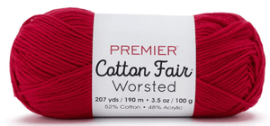 Premier Cotton Fair Worsted Sold As a 3 Pack