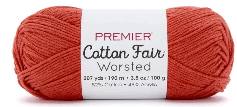 Premier Cotton Fair Worsted Sold As a 3 Pack