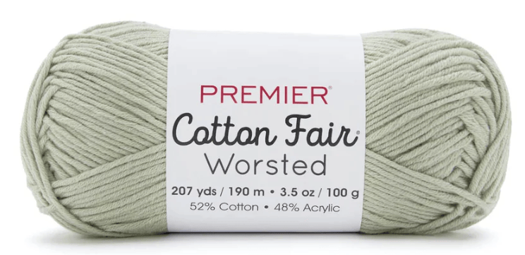 Premier Cotton Fair Worsted Sold As a 3 Pack