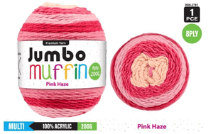 Yatsal Jumbo Muffin Cake Yarn 8Ply 200g