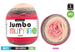 Yatsal Jumbo Muffin Cake Yarn 8Ply 200g