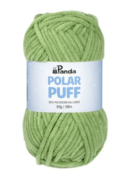 Panda Polar Puff Polyester Lurex