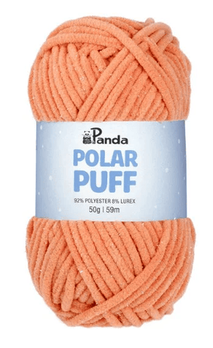 Panda Polar Puff Polyester Lurex