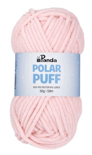 Panda Polar Puff Polyester Lurex