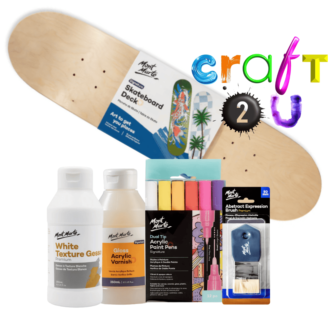 Paint Your Own Skate Deck Kit