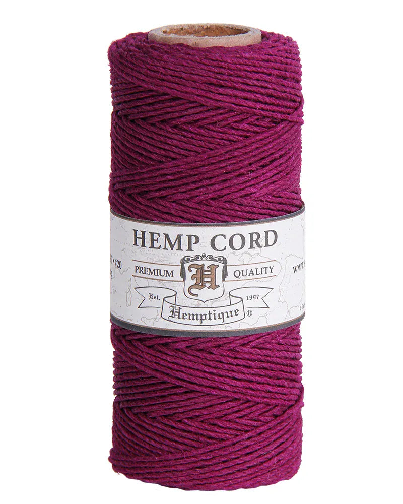 Hemptique Hemp Cord Spool #20 approx 62.5m 50g 1mm