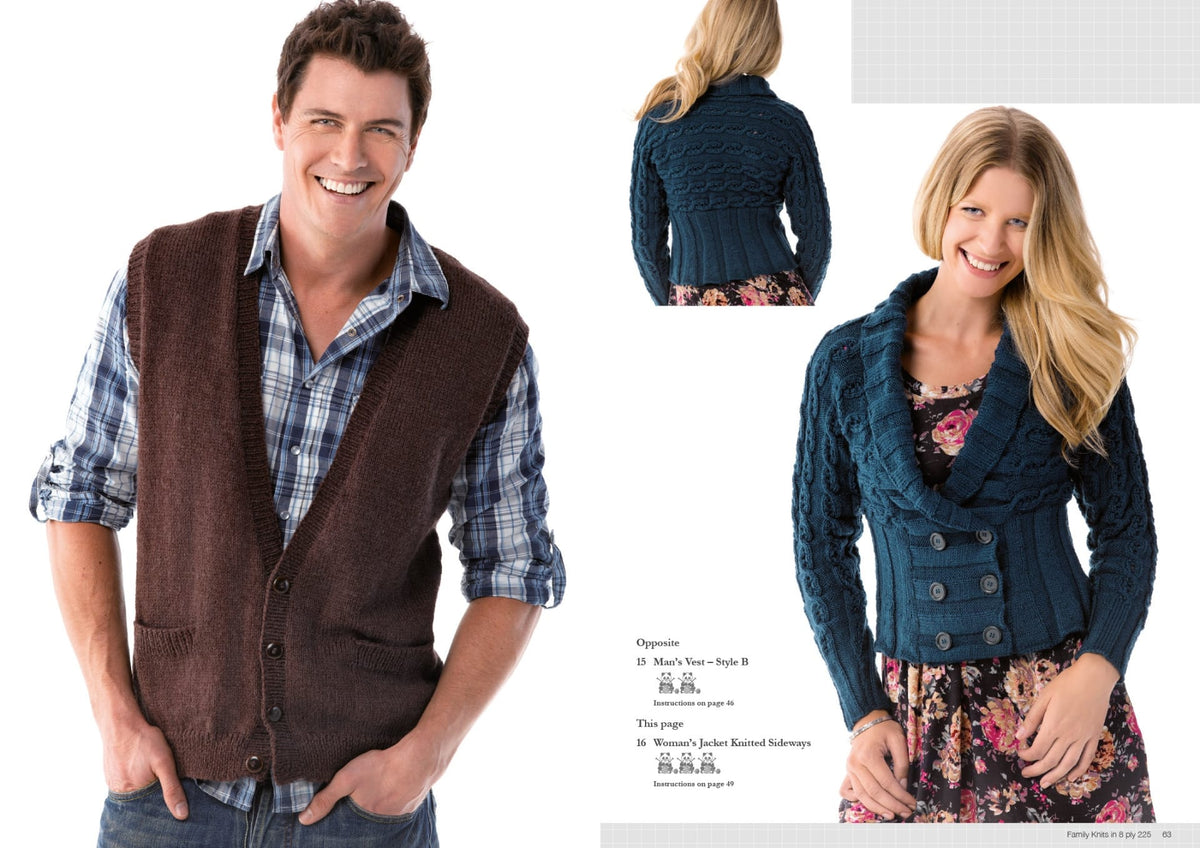 Family Knits in 8 Ply