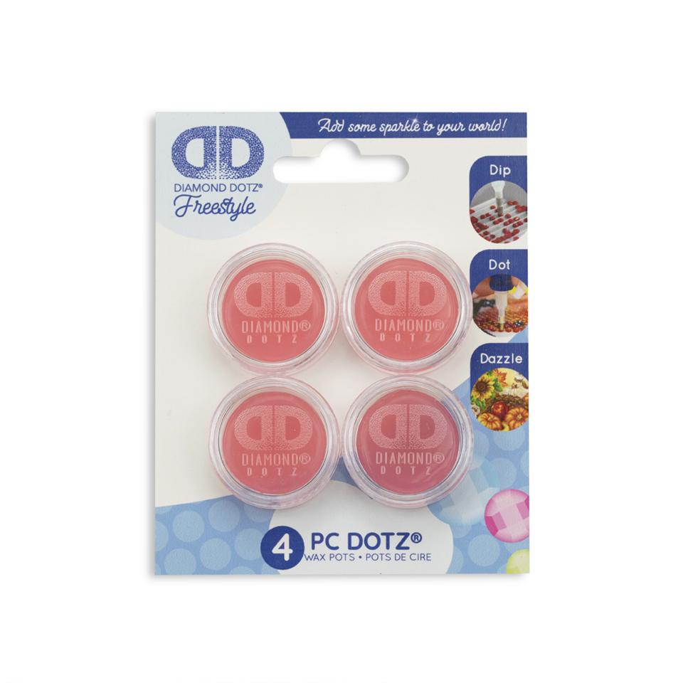 4pc Wax Pots - Diamond Dotz ® - CRAFT2U