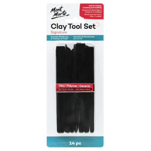 MM Plastic Clay Tool Set 14pc