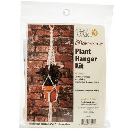 4 Twists Macrame Plant Hanging Kit