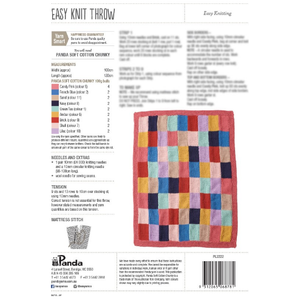 Easy Knit Throw Pattern - CRAFT2U