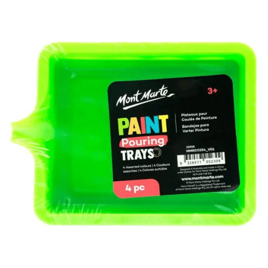 Paint Pouring Trays (4 piece)