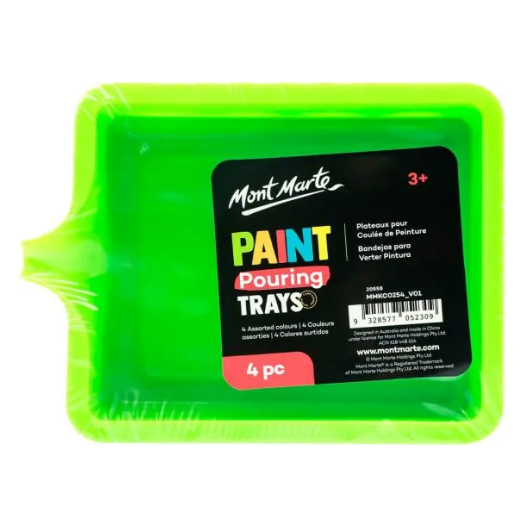 Paint Pouring Trays (4 piece) - CRAFT2U